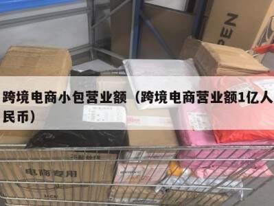 跨境电商小包营业额（跨境电商营业额1亿人民币）