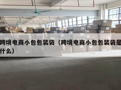 跨境电商小包包装袋（跨境电商小包包装袋是什么）