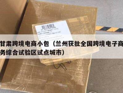 甘肃跨境电商小包（兰州获批全国跨境电子商务综合试验区试点城市）
