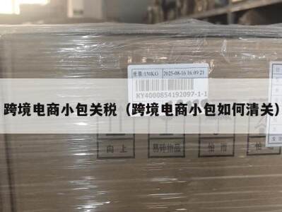 跨境电商小包关税（跨境电商小包如何清关）