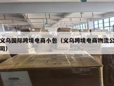 义乌国际跨境电商小包（义乌跨境电商物流公司）