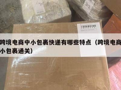 跨境电商中小包裹快递有哪些特点（跨境电商小包裹通关）
