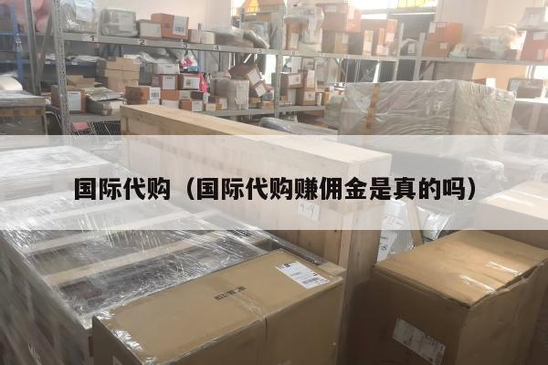 国际代购（国际代购赚佣金是真的吗）
