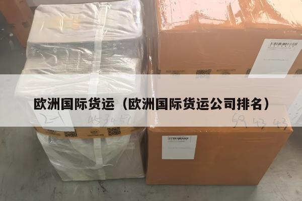 欧洲国际货运（欧洲国际货运公司排名）