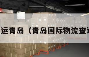 国际货运青岛（青岛国际物流查询平台）