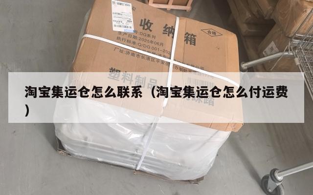 淘宝集运仓怎么联系（淘宝集运仓怎么付运费）