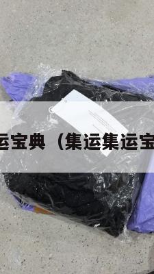 集运宝典（集运集运宝典）