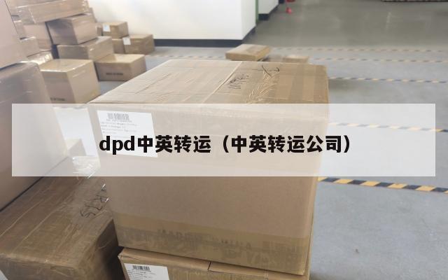 dpd中英转运（中英转运公司）