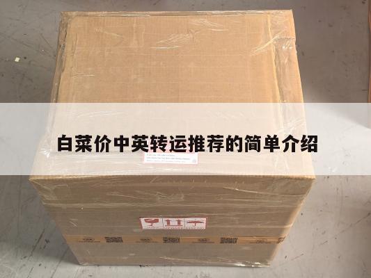 白菜价中英转运推荐的简单介绍
