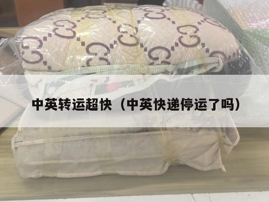 中英转运超快（中英快递停运了吗）