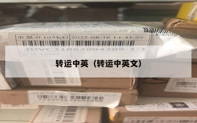 转运中英（转运中英文）