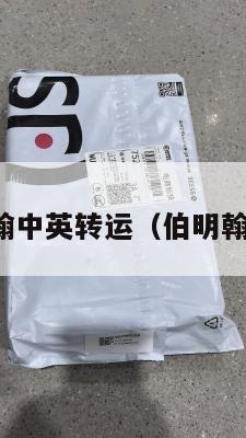 伯明翰中英转运（伯明翰中资）