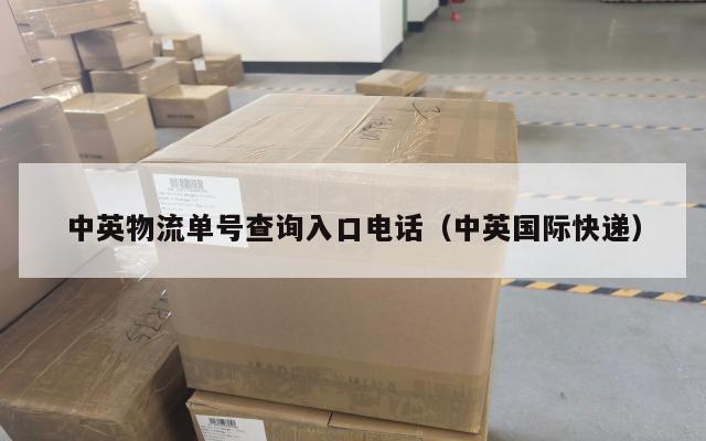 中英物流单号查询入口电话（中英国际快递）