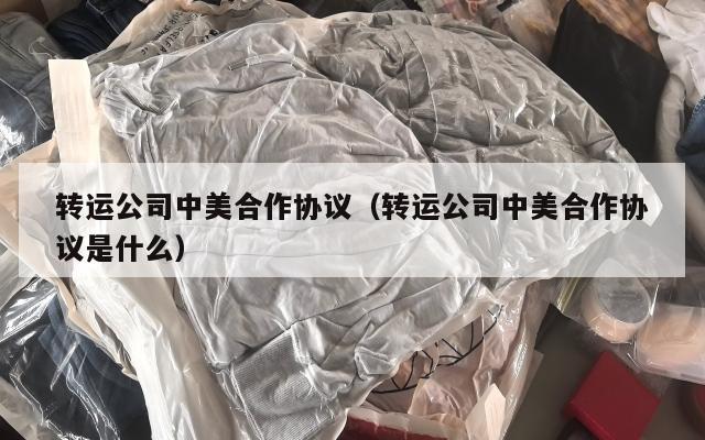 转运公司中美合作协议（转运公司中美合作协议是什么）