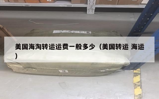 美国海淘转运运费一般多少（美国转运 海运）