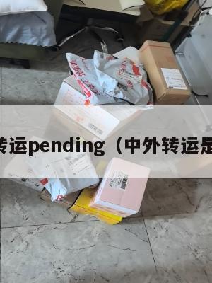 中英转运pending（中外转运是什么）