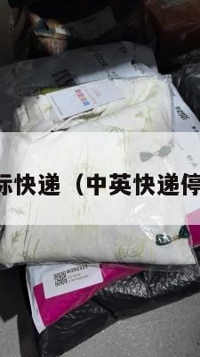 中英国际快递（中英快递停运了吗）