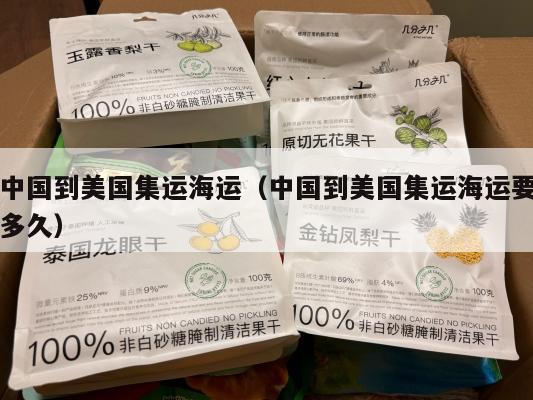 中国到美国集运海运（中国到美国集运海运要多久）