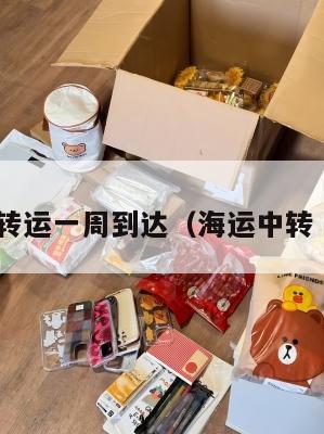 中英转运一周到达（海运中转 英文）