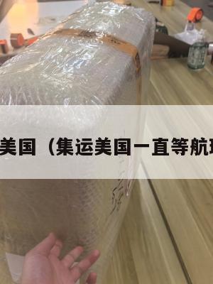 集运到美国（集运美国一直等航班查询）