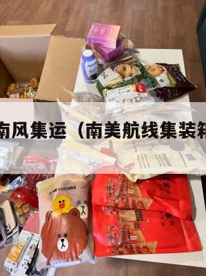 集运美国南风集运（南美航线集装箱近期运费）