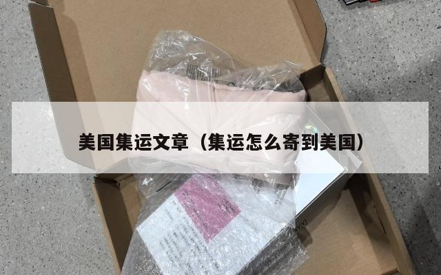 美国集运文章（集运怎么寄到美国）