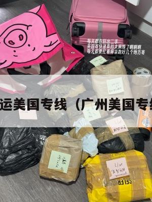广州集运美国专线（广州美国专线快递）
