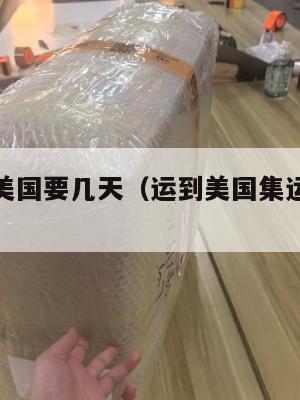 集运仓到美国要几天（运到美国集运仓怎么联系）