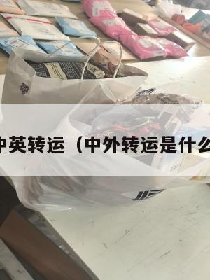 中英转运（中外转运是什么）