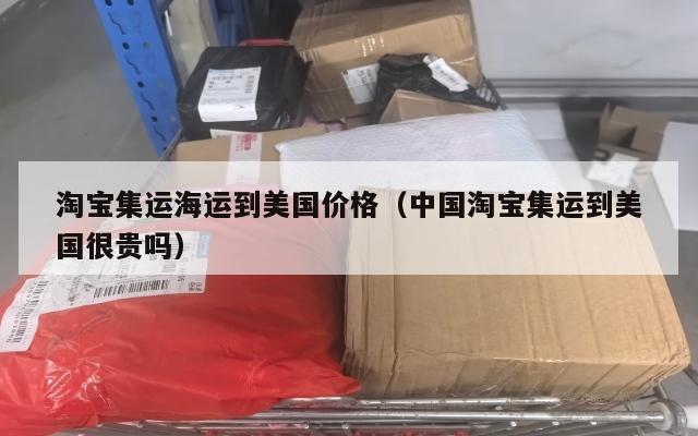 淘宝集运海运到美国价格（中国淘宝集运到美国很贵吗）