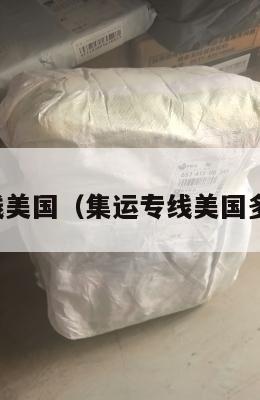 集运专线美国（集运专线美国多久到达）