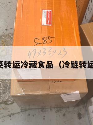 中英转运冷藏食品（冷链转运箱）