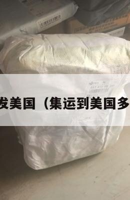 集运发美国（集运到美国多少钱）