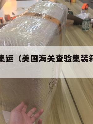 美国海关集运（美国海关查验集装箱多久放行）