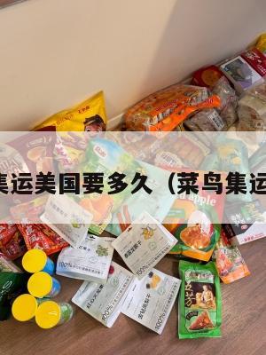 菜鸟集运美国要多久（菜鸟集运价格）