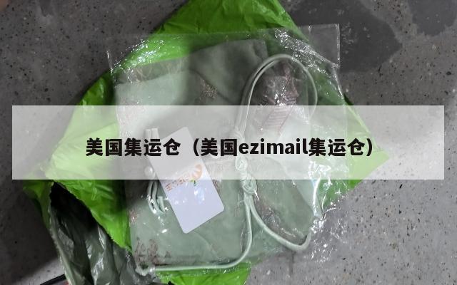 美国集运仓（美国ezimail集运仓）