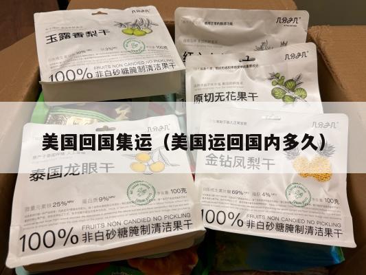 美国回国集运（美国运回国内多久）