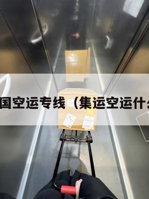 集运美国空运专线（集运空运什么意思）