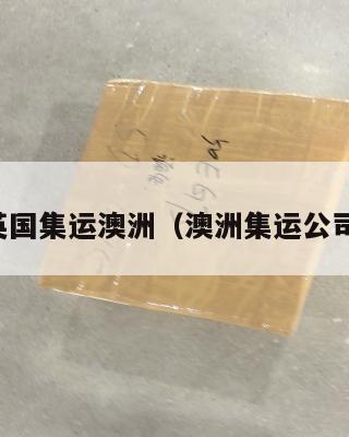 英国集运澳洲（澳洲集运公司）
