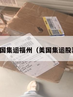 美国集运福州（美国集运股票）
