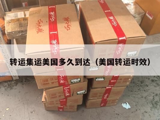 转运集运美国多久到达（美国转运时效）