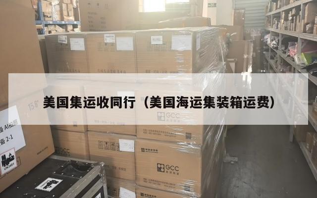 美国集运收同行（美国海运集装箱运费）