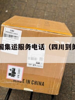 四川到美国集运服务电话（四川到美国快递怎么收费）