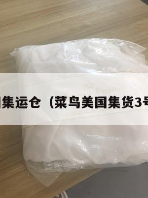 菜鸟美国集运仓（菜鸟美国集货3号仓真假）