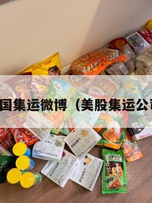美国集运微博（美股集运公司）