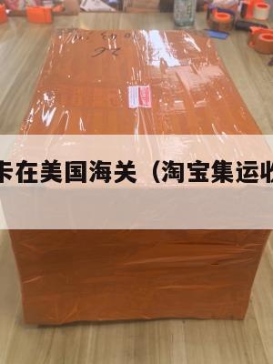 淘宝集运卡在美国海关（淘宝集运收费明细美国）