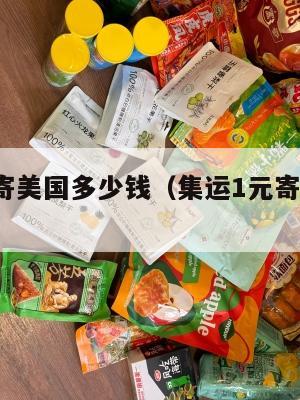 集运1元寄美国多少钱（集运1元寄美国多少钱一件）
