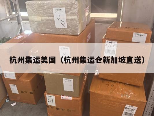 杭州集运美国（杭州集运仓新加坡直送）