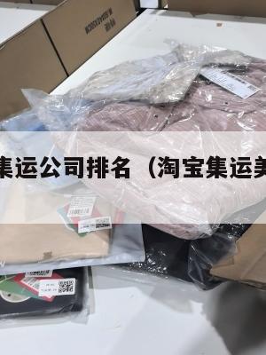美国淘宝集运公司排名（淘宝集运美国收费标准）