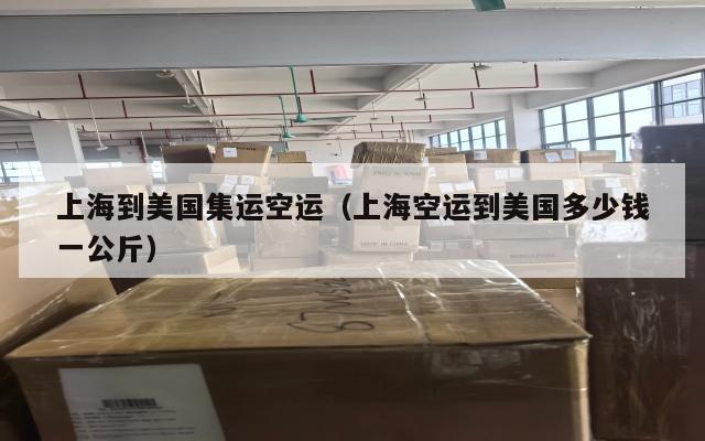 上海到美国集运空运（上海空运到美国多少钱一公斤）
